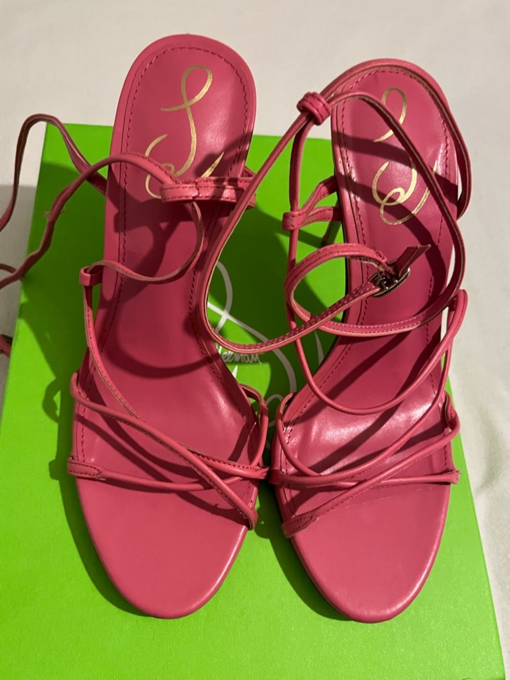 Sam Edelman Sareena Rose
Stiletto Heel Open Toe Ankle
Strap Heeled Sandals
